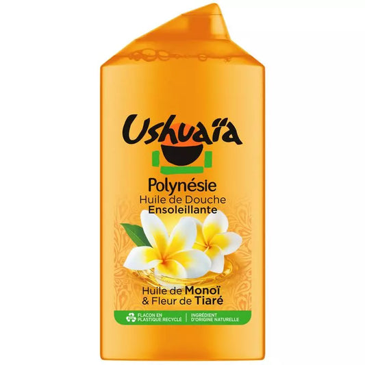 USHUAÏA Huile Douche Monoï &amp; Fleur de Tiaré 300 ml