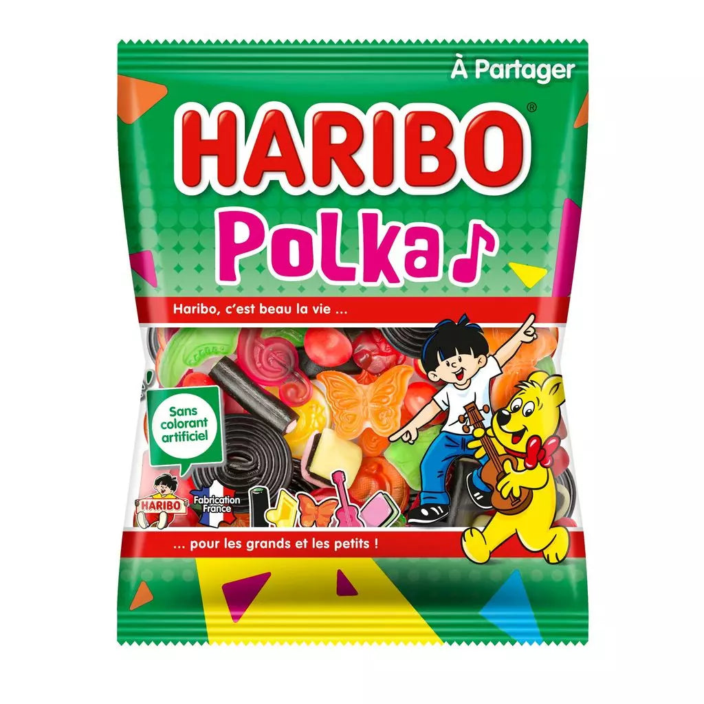 HARIBO Polka Sortimento de Balas de Goma para Compartilhar 300g