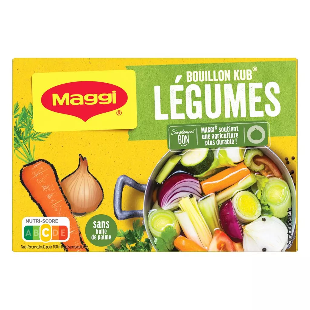 MAGGI Gemüse Bouillonwürfel (18x10g) 180g