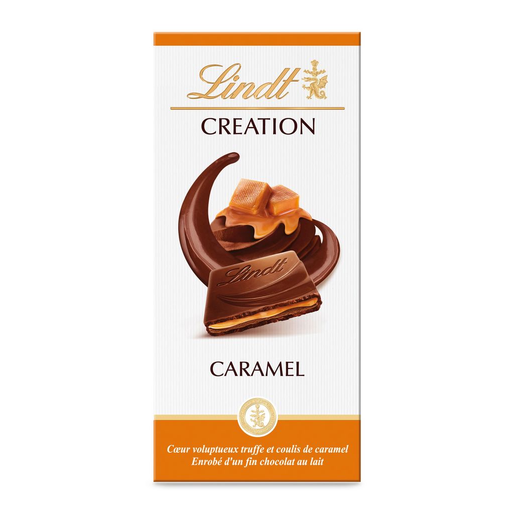 LINDT Création Milchschokolade Tafel Caramel 150g