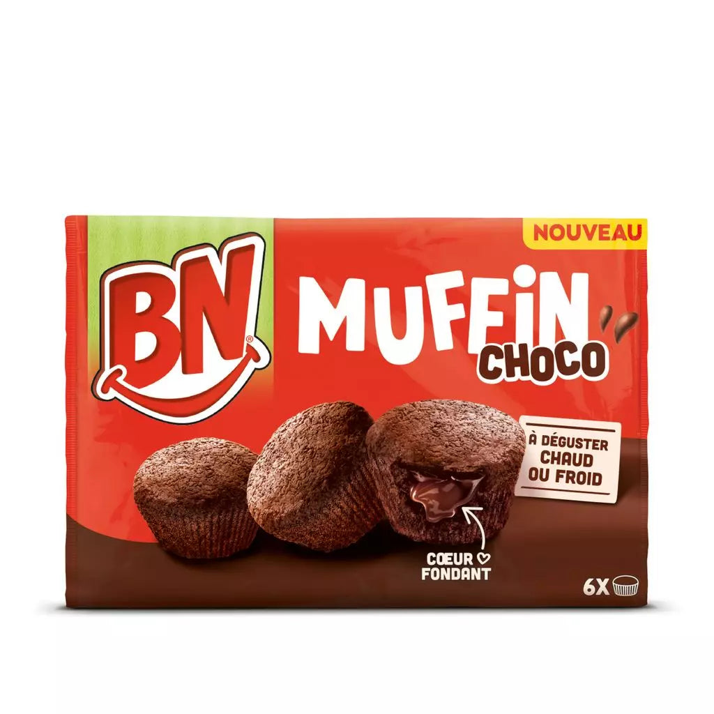 Muffins de chocolate BN con centro de lava 126g