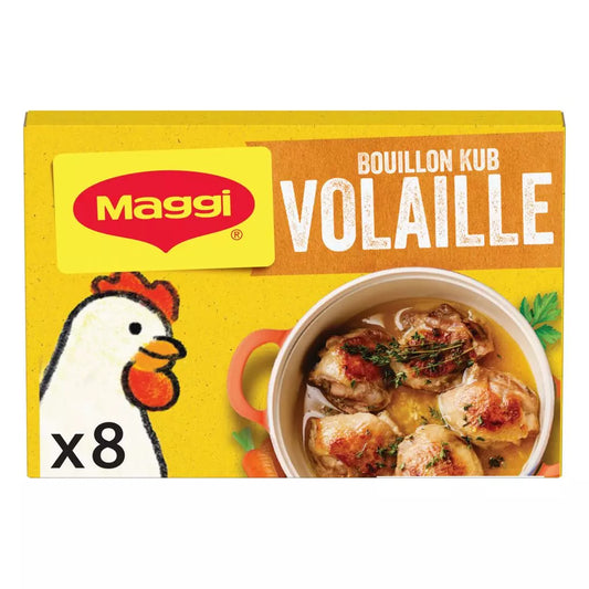 Dadi per Brodo di Pollo MAGGI Senza Olio di Palma (8x10g) 80g