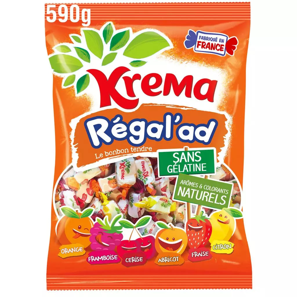 KREMA Régal’ad Sortimento de Balas de Frutas 590g