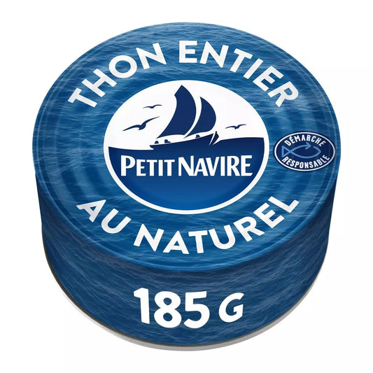 PETIT NAVIRE Atún claro entero en salmuera natural 185g
