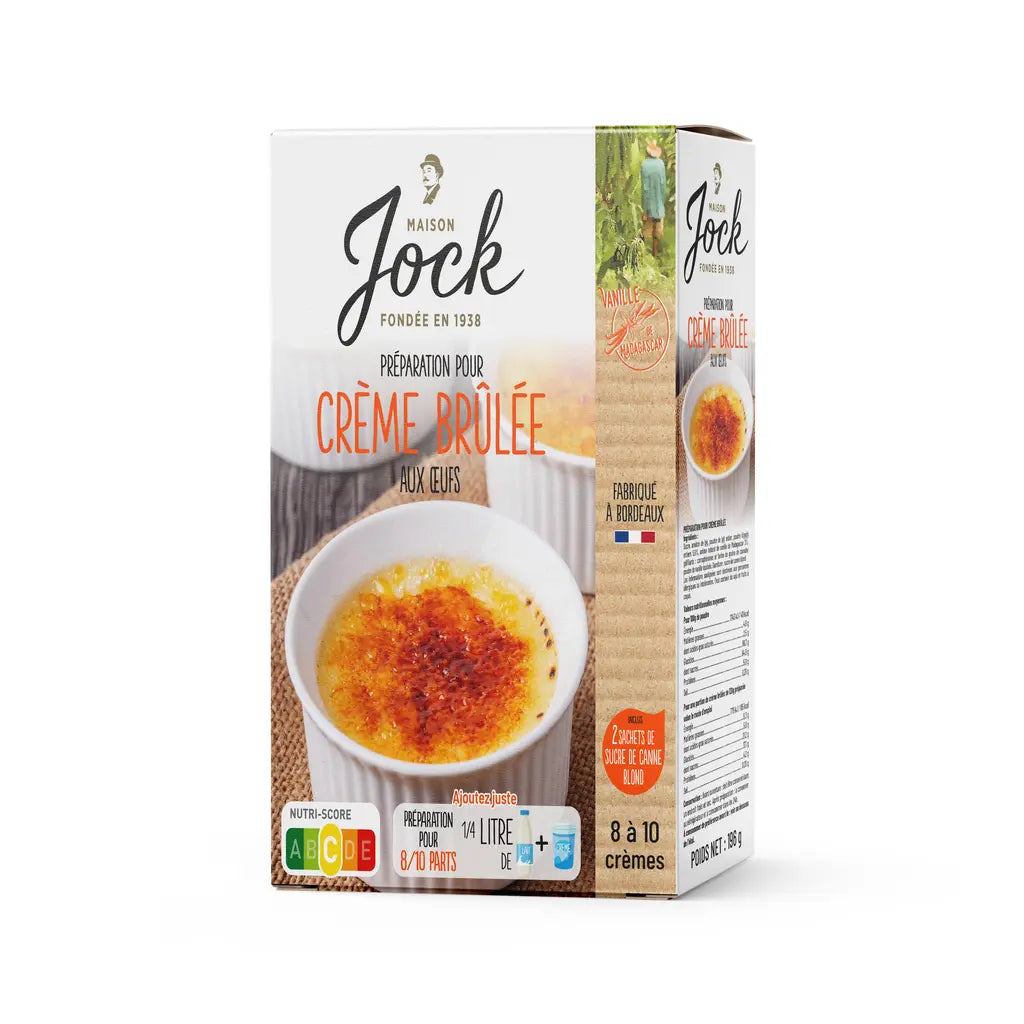MAISON JOCK Préparation pour crème brûlée aux oeufs 196g
