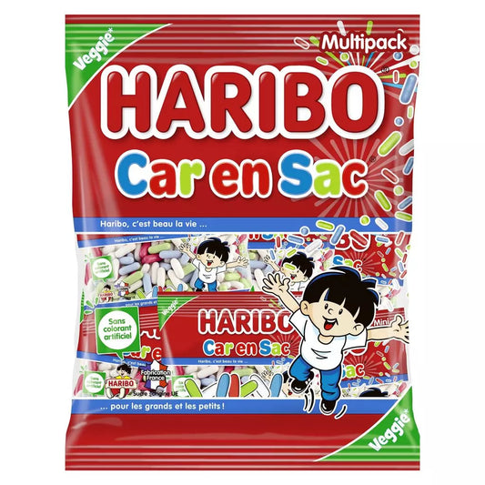 HARIBO Carensac Licorice Gummy Candies, Vegetarian 250g