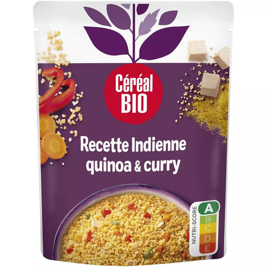 BIO CEREALI Quinoa & Bulgur „Indian-Style“ Fertigpackung – 220g