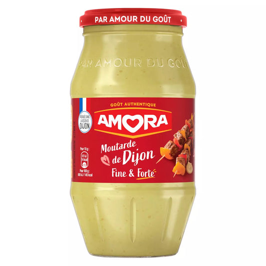 AMORA Fine & Strong Dijon Mustard in Jar 430g
