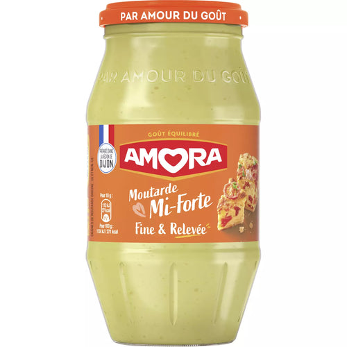 AMORA Medium-Strong Mustard in Jar 415g