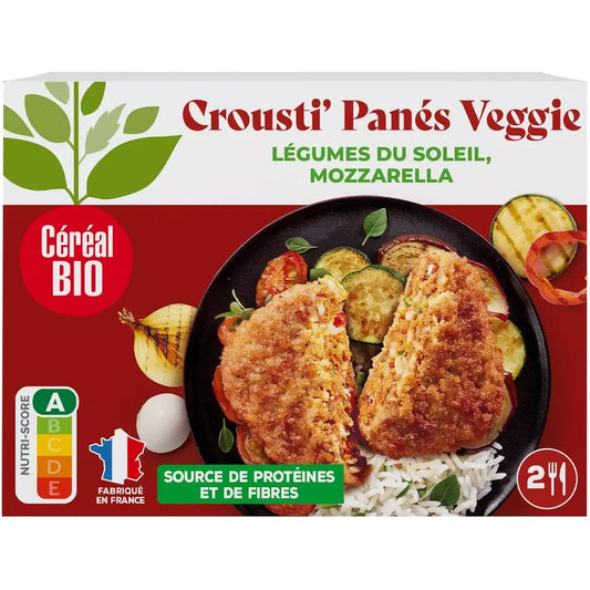 CEREAL BIO Crousti' Panés Veggie mit getrocknetem Gemüse & Mozzarella – 160g