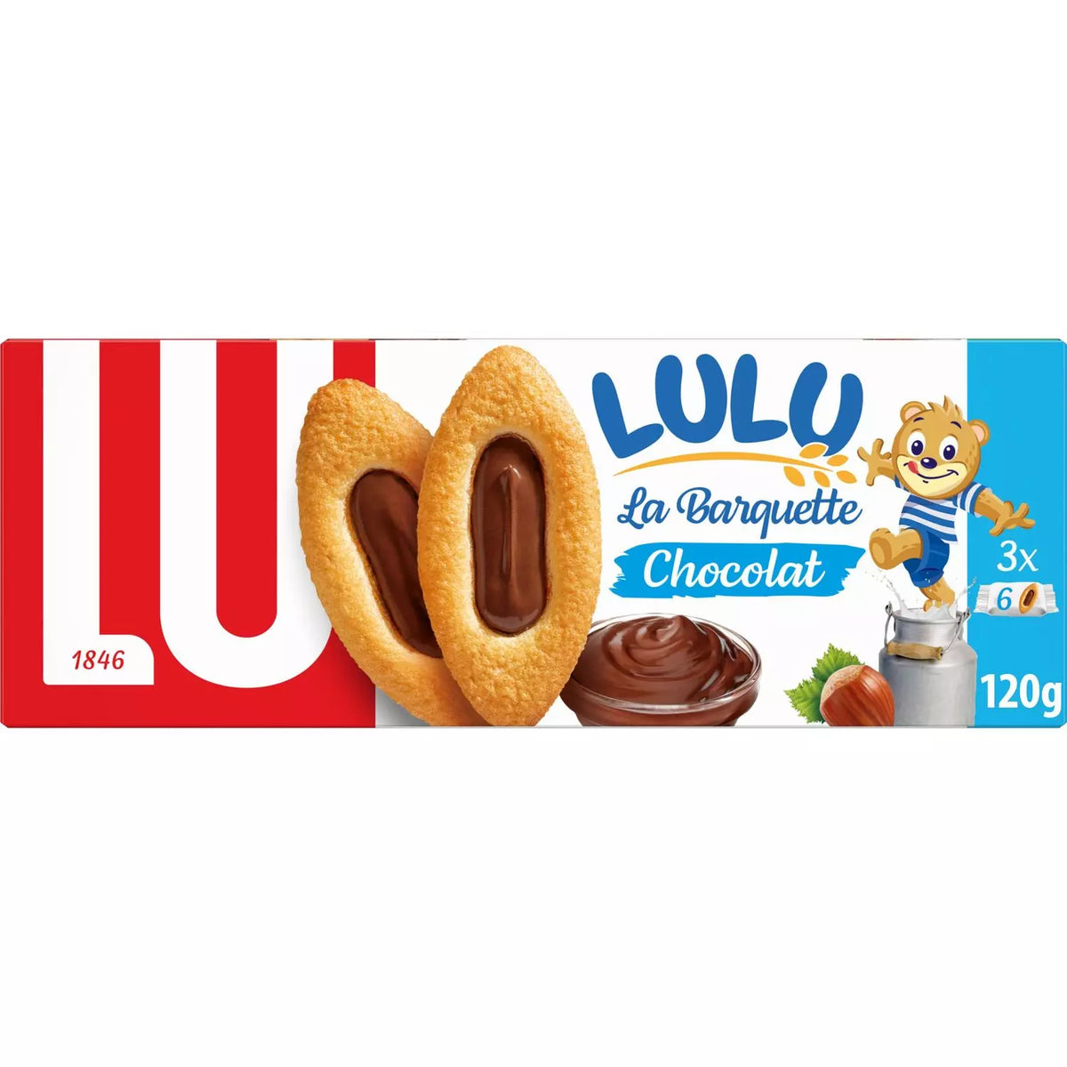 LU Lulu Schokoladen-Waffelröllchen 120g