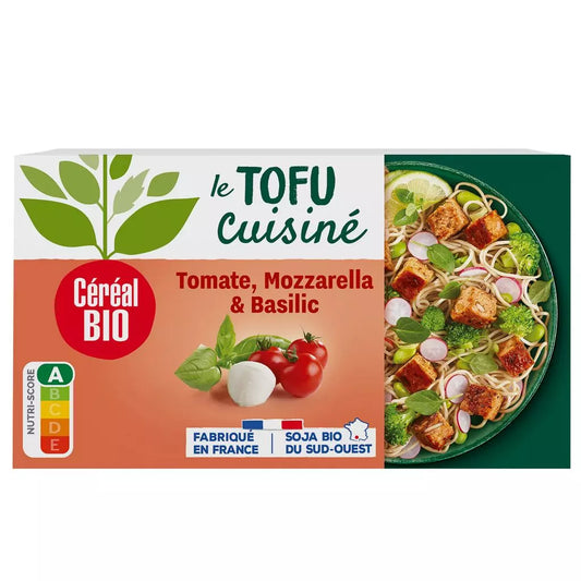CEREAL BIO Tofu mit Tomaten, Mozzarella & Basilikum – 180g