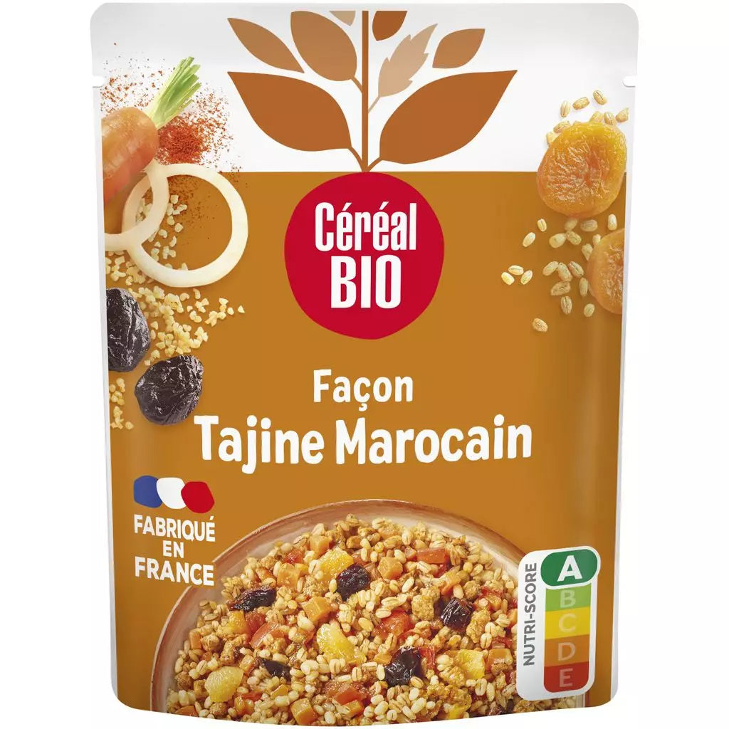 CEREAL BIO Barley & Prunes Moroccan-Style, Meat-Free Ready Pack – 220g