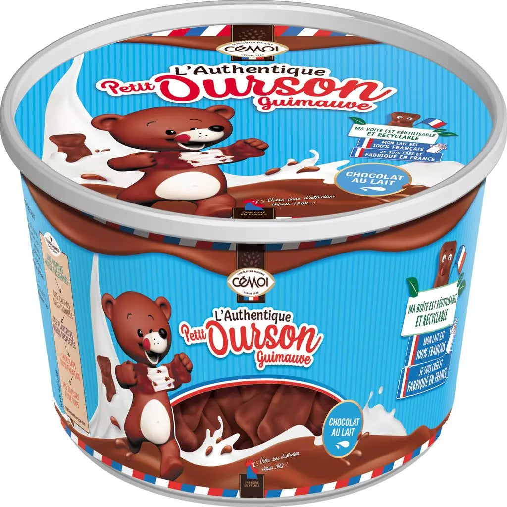 CEMOI The Authentic Little Bear — Marshmallow Covered in Milk Chocolate 421g