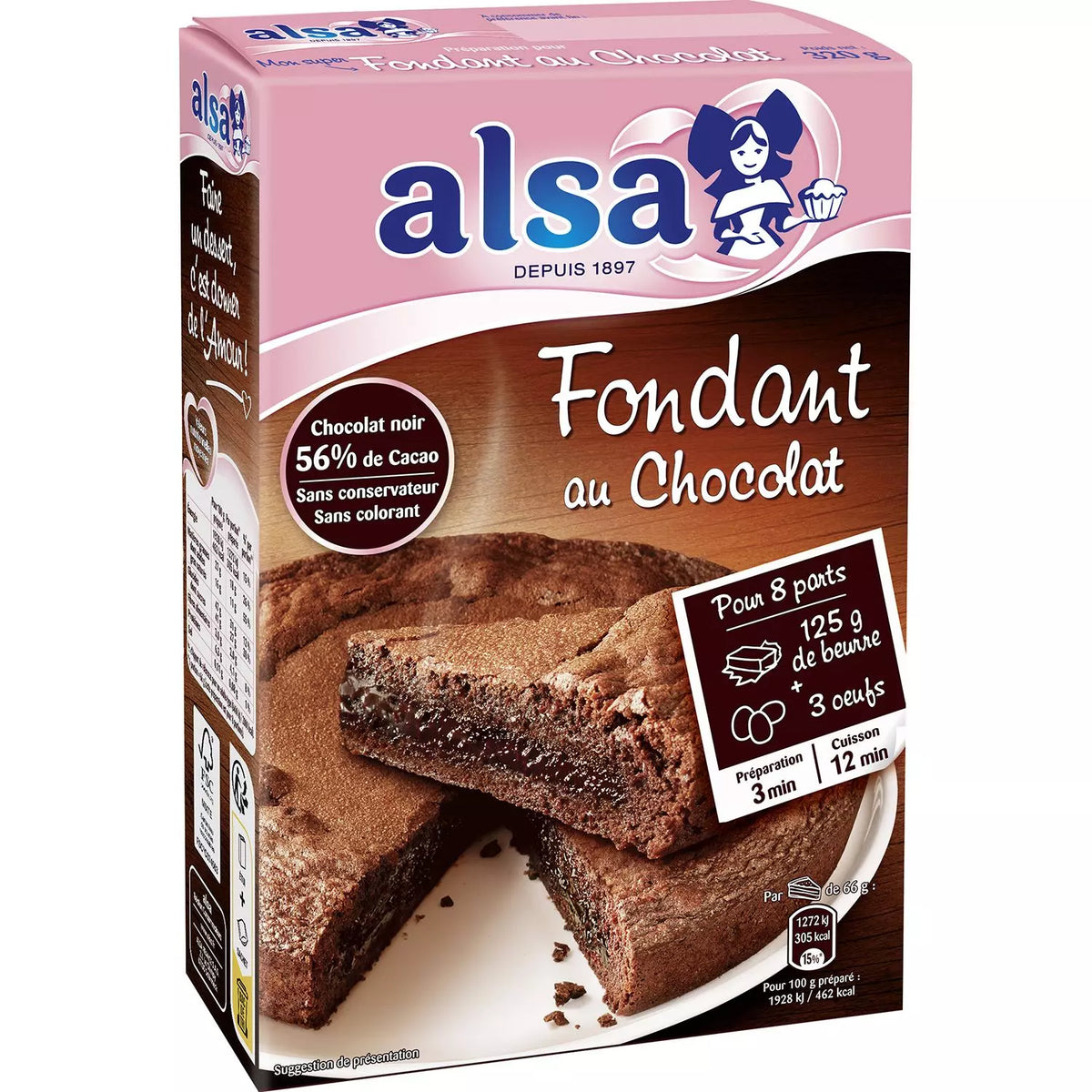 ALSA mix for cake melting with chocolate 320g