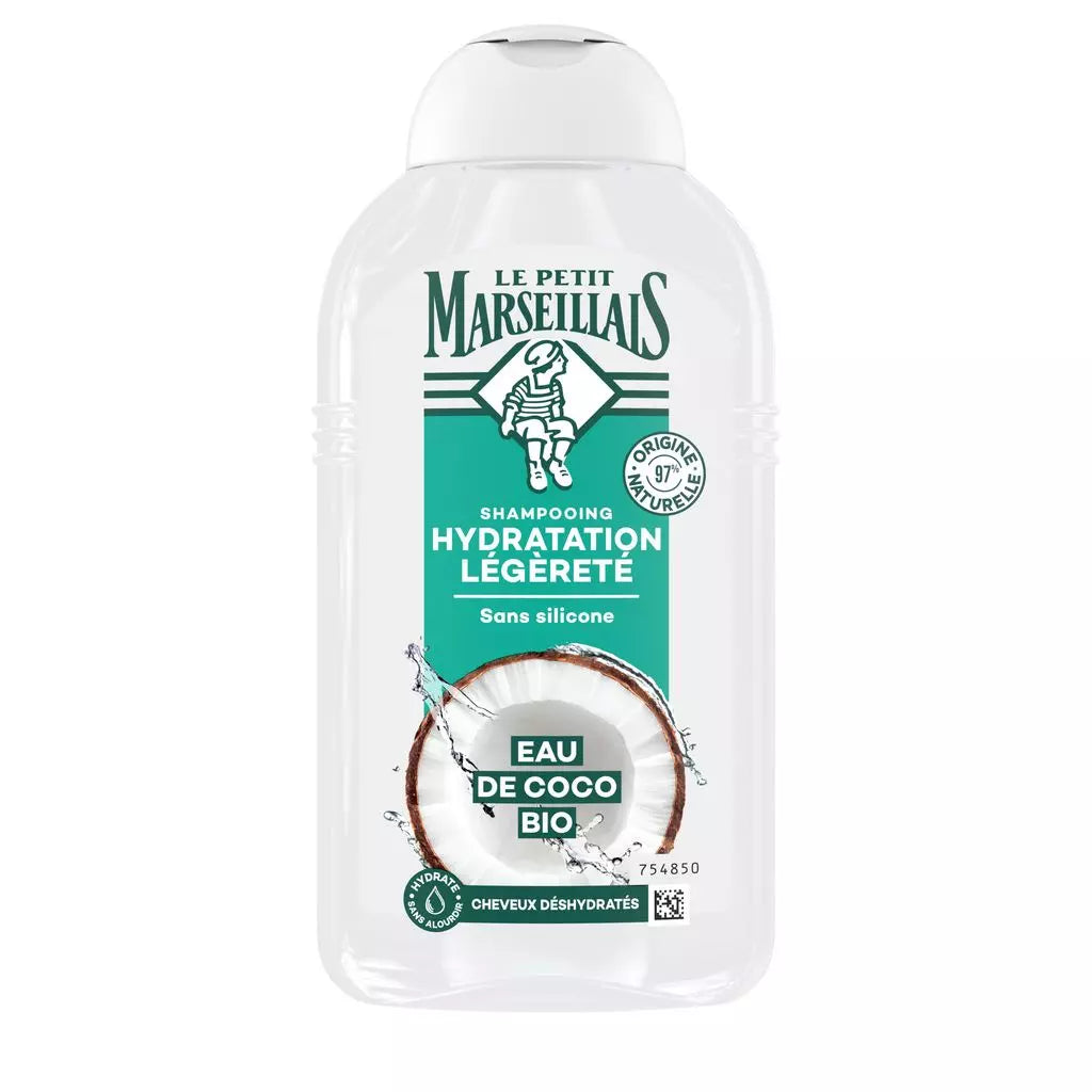 Shampoing LE PETIT MARSEILLAIS à l'eau de coco bio 250 ml