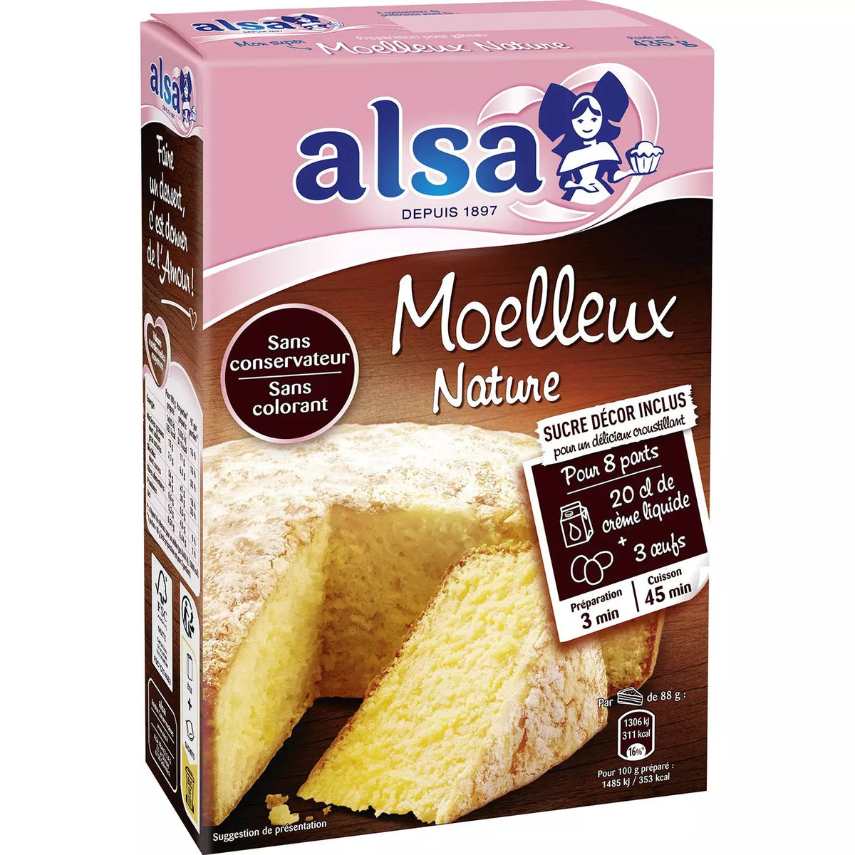 ALSA mix for cake soft plain 435g