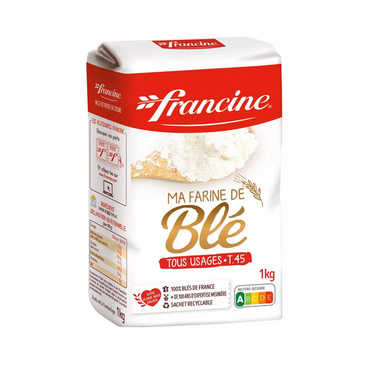 FRANCINE Farine de blé tout usage T45 1kg