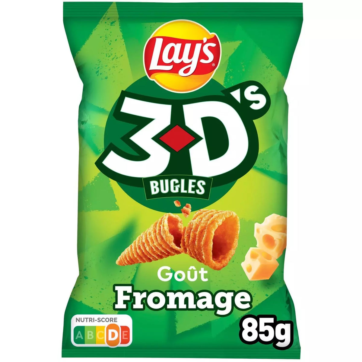 LAY'S Biscuits Soufflés 3D’s Bugles Gusto Formaggio 85g