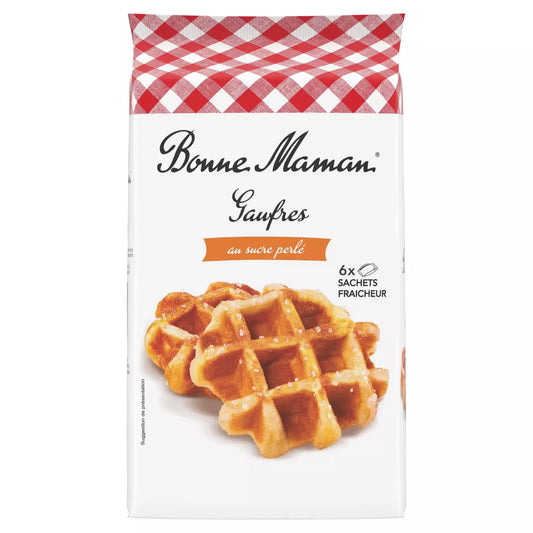 BONNE MAMAN waffles Liégeoises with sugar Perlé Sachets Individuels 300g