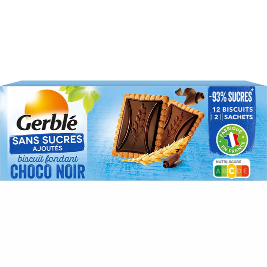 Biscuits GERBLÉ Fondant Chocolat Noir Sans Sucres Ajoutés 126g