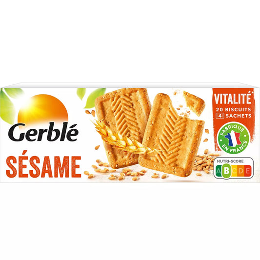 GERBLÉ Sesamkekse – Frischepackungen (4 x 5 Kekse) – 230g