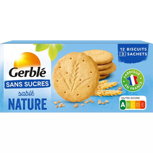 Sablés sans sucres ajoutés GERBLE 132g