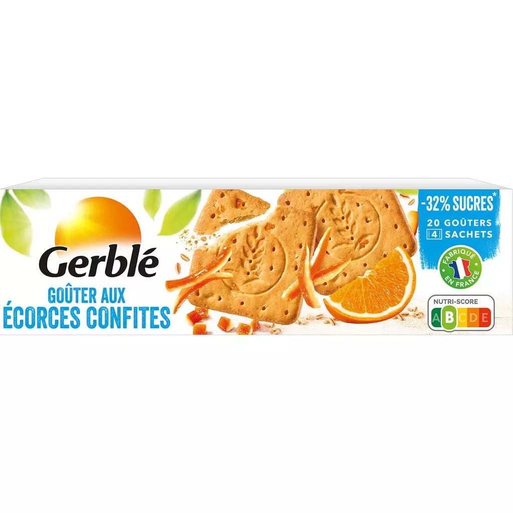 Biscuit aux écorces confites GERBLE 360g