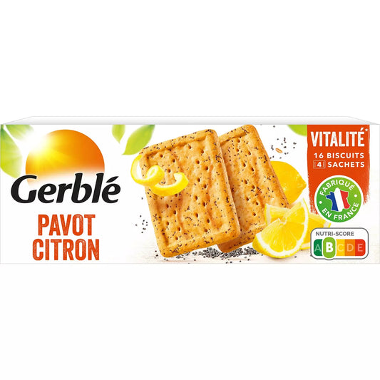 GERBLÉ Galletas Amapola Limón 200g