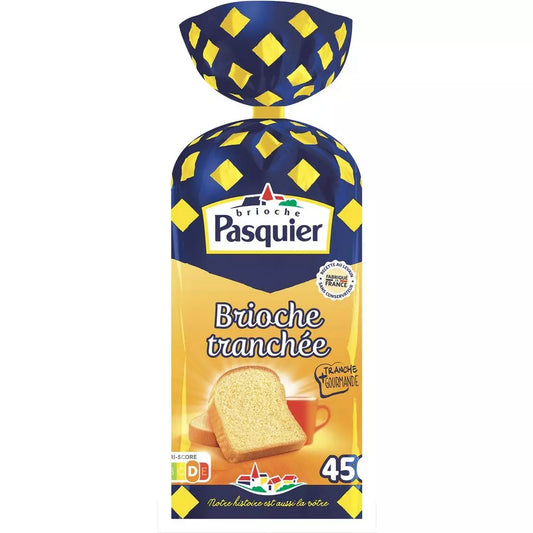 PASQUIER Sliced Gourmet brioche 450g*
