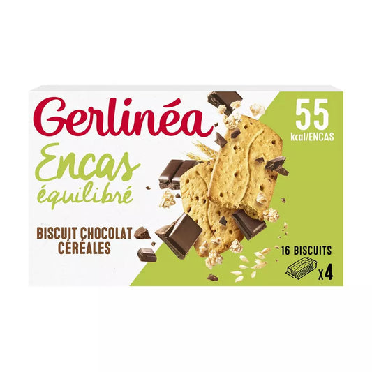 GERLINÉA Low-calorie chocolate and cereal biscuits 200g