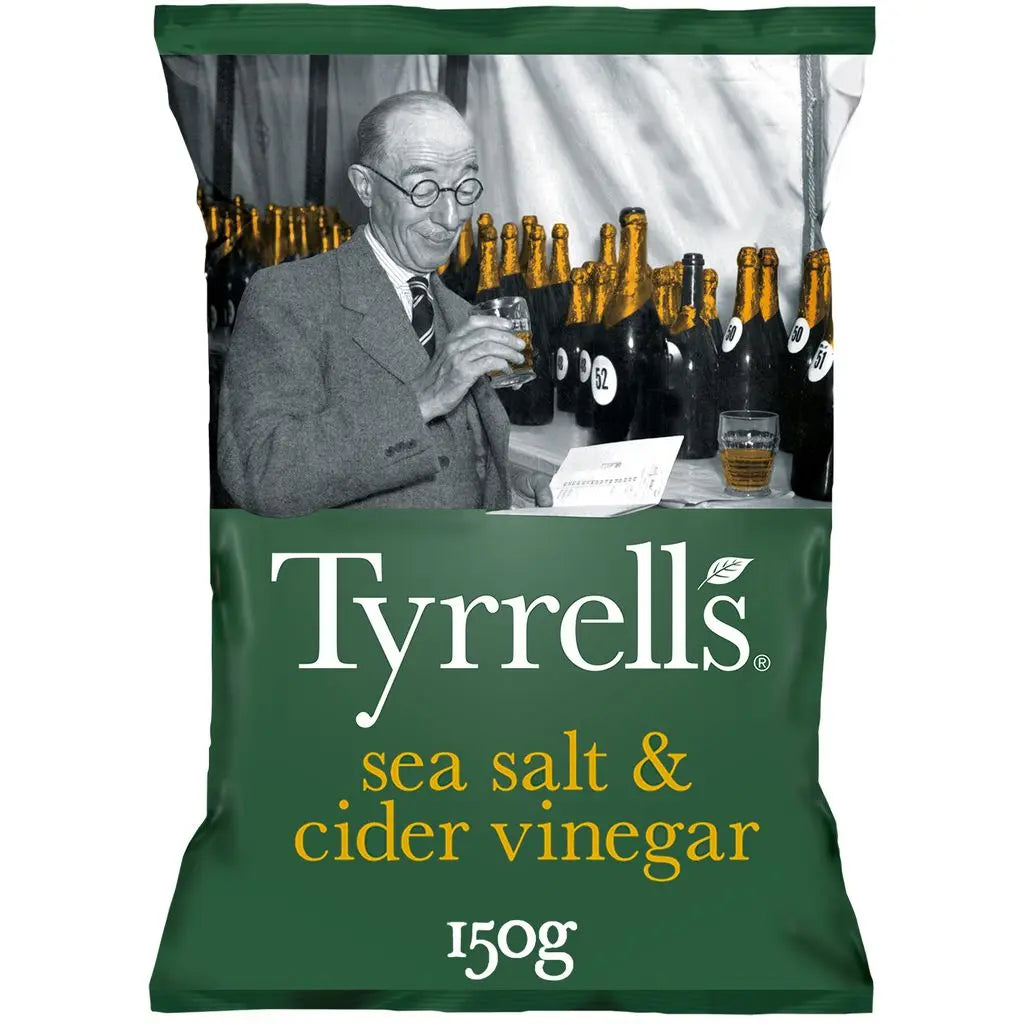 TYRRELL'S Chips Meersalz & Apfelessig 150g