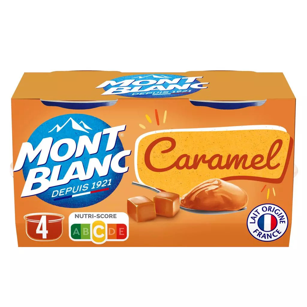 MONT BLANC Karamell Dessertcreme 4x125g – 500g
