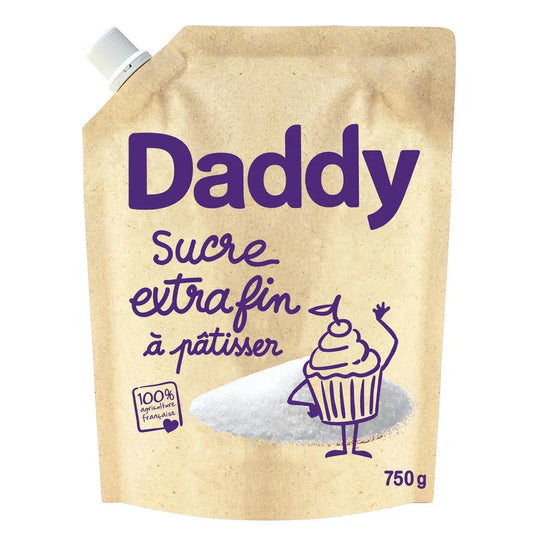 DADDY Sucre blanc extra fin pour pâtisserie 750g