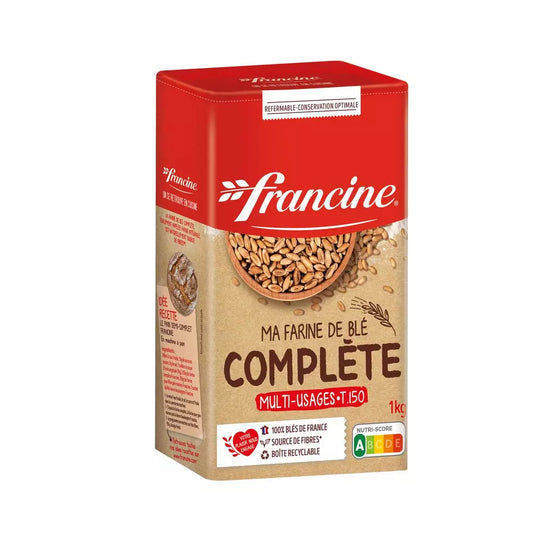 Farine de blé complet FRANCINE 1kg