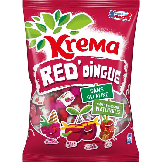 KREMA Red Dingue Caramelos de frutos rojos 580g