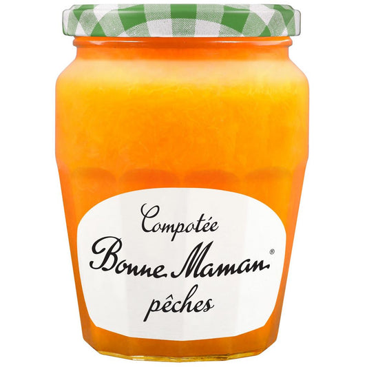 Compota de pêssego BONNE MAMAN 590g