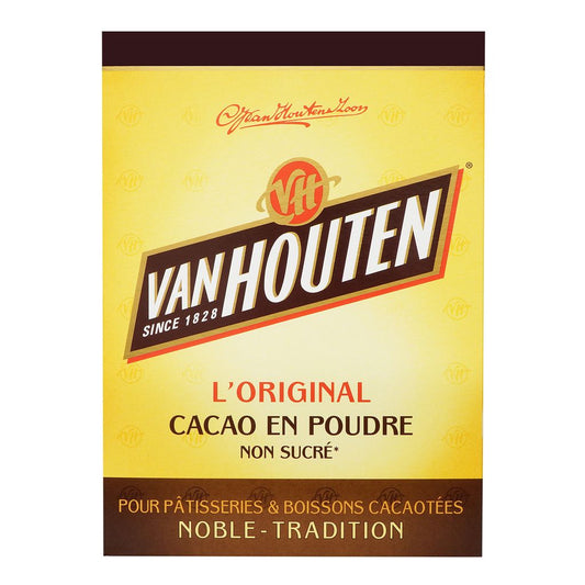 VAN HOUTEN Cacao en poudre non sucré 255g