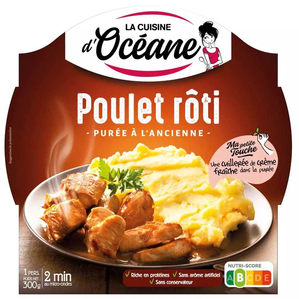 LA CUISINE D’OCÉANE Pollo arrosto con purè 300g