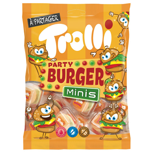 TROLLI Party Burger Mini Candies 100g