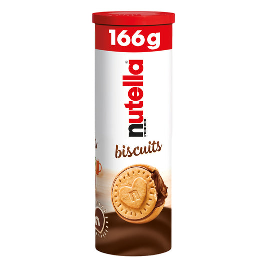 NUTELLA Biscuits Filled with Hazelnut and Cocoa Spread 166g