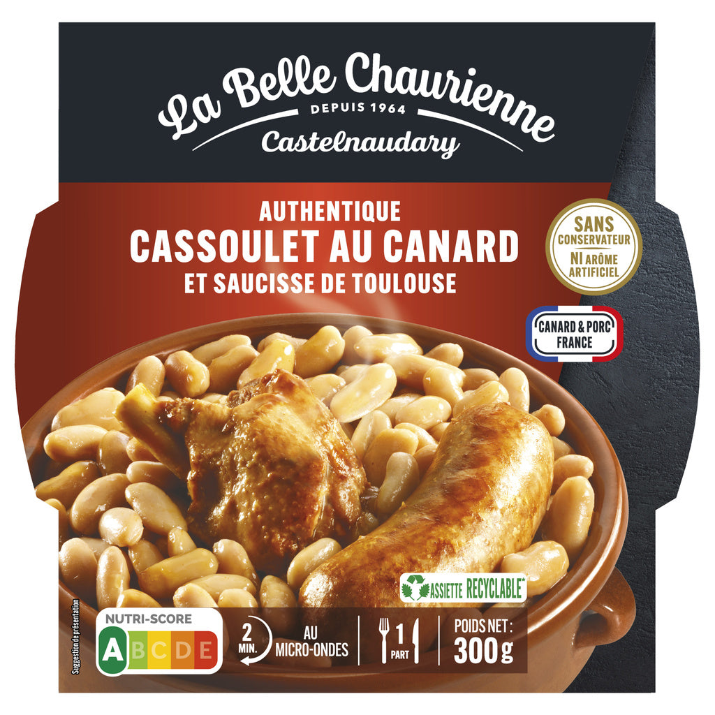 Cassoulet de Castelnaudary con pato LA BELLE CHAURIENNE 300g