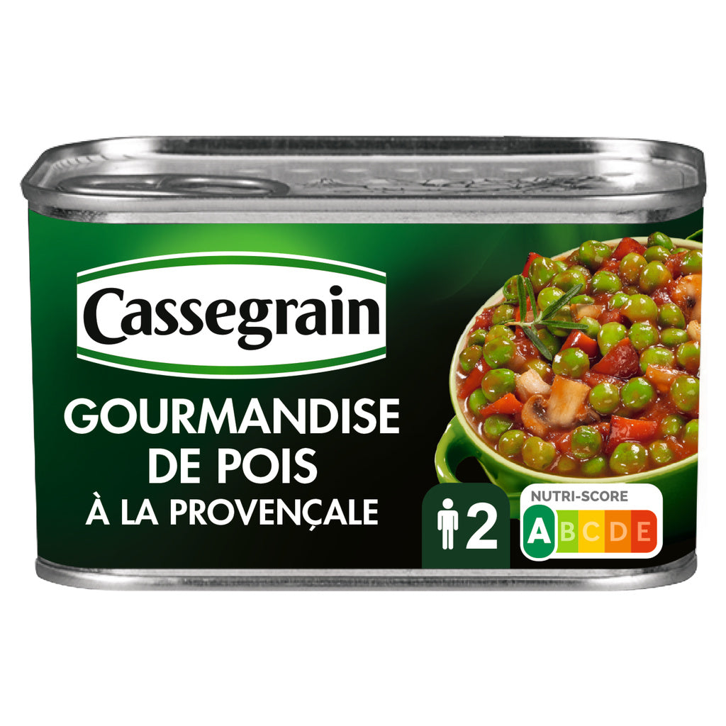 CASSEGRAIN Ervilhas à Provençal 375g