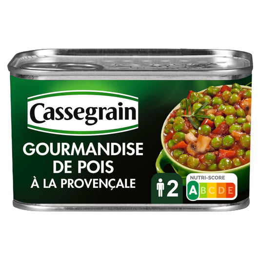 CASSEGRAIN Gourmandise of peas with the Provençal 375g
