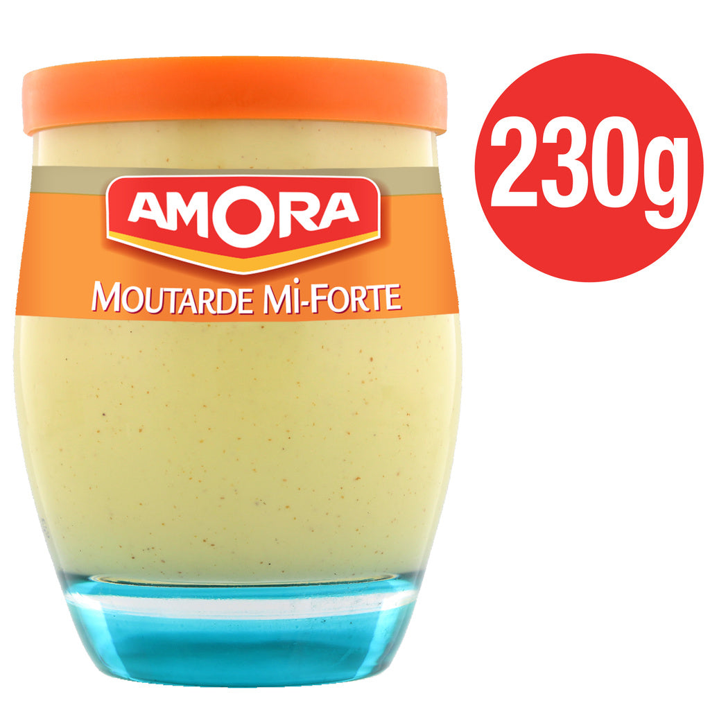 AMORA medium-strong mustard flavor équilibré 230g