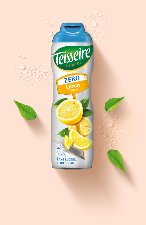 TEISSEIRE Lemon Syrup Zero Sugar - 60cl