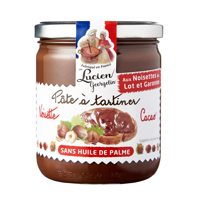 LUCIEN GEORGELIN Creme de Cacau com Avelã 400g