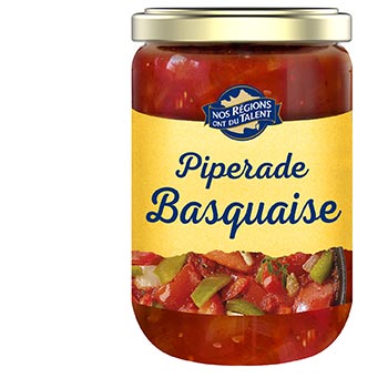 NOS RÉGIONS ONT DU TALENT Piperade basquaise – 600g