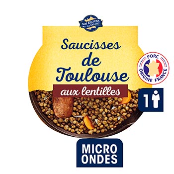 "Nossas Regiões Têm Talento Linguiça de Toulouse com Lentilhas – 300g"