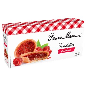 BONNE MAMAN Tartelettes à la framboise, étui 135g